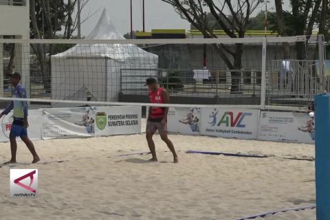 Tim Voli Pantai Indonesia mulai jalani pelatihan di Jakabaring