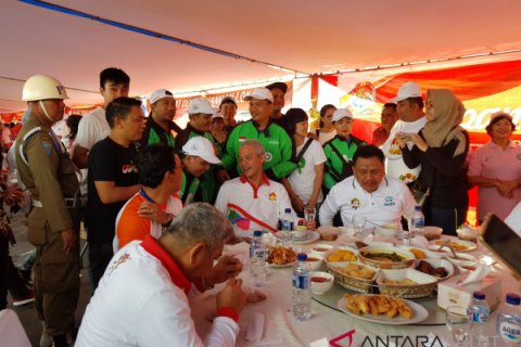 Ratusan Mitra GO-JEK Ikut Meriahkan Harganas