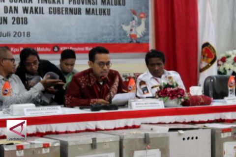 Rekapitulasi KPUD Maluku, Murad&ndash;Barnabas unggul