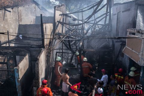 Kebakaran di Sunter Muara