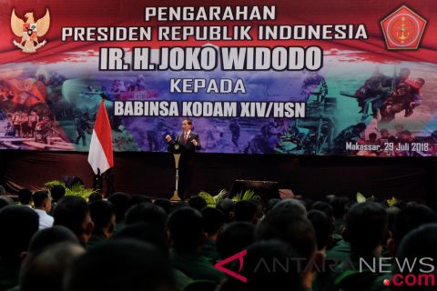 Presiden sampaikan arahan kepada Babinsa