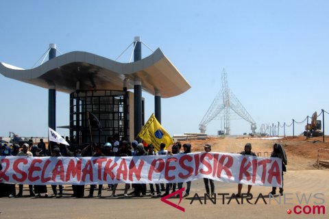 Tolak reklamasi CPI Makassar