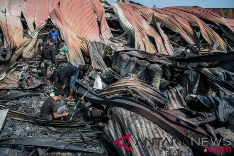 Pasca Kebakaran Pasar Gedebage Bandung