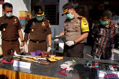 Pemusnahan Barang Bukti Kejari Mamuju