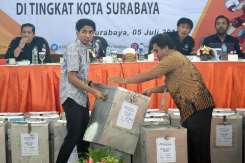 Perhitungan Suara Pilgub Jatim