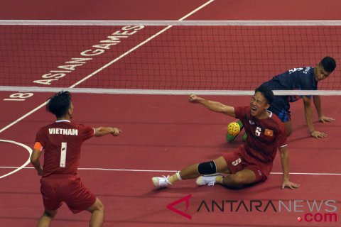 Sepak Takraw Penyisihan Ganda Putra Vietnam vs Filipina