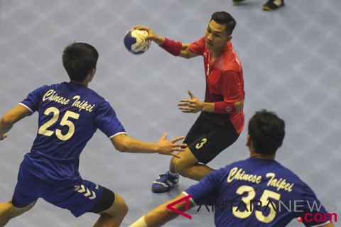 Bola Tangan Putra-Indonesia vs Chinese Taipei