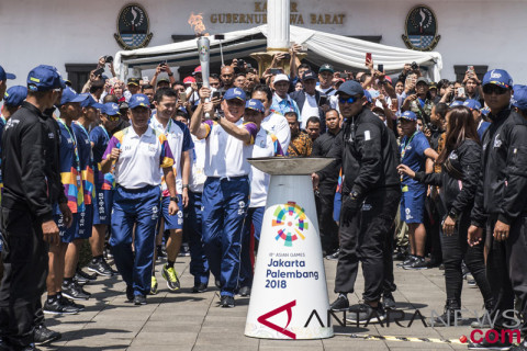 Torch Relay Asian Games 2018 Di Bandung