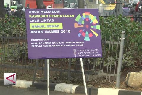 Penerapan sanksi ganjil genap, JL MT Haryono ramai lancar