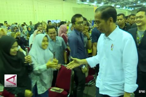 Presiden ajak pemuda manfaatkan peluang di revolusi industri 4.0