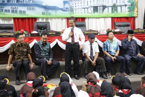 Kunjungan 360 Pramuka ke DPRD Kepri