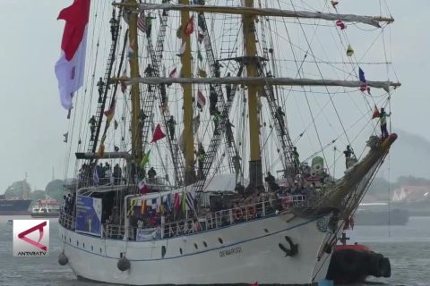 KRI Dewaruci bersandar 3 hari di Palembang