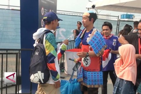 Budaya tertib suporter Jepang di Asian Games