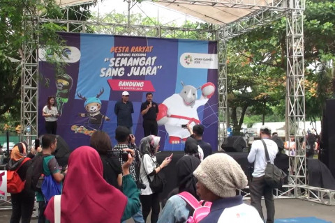 Pesta rakyat untuk sambut Asian Games 2018