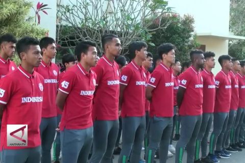 Timnas U-19 gelar upacara HUT RI secara sederhana