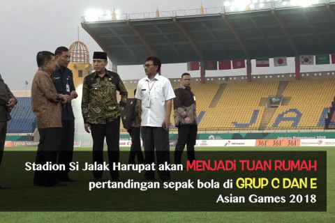 JK tinjau Stadion Si Jalak Harupat