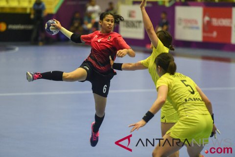 Bola Tangan Putri - Indonesia Vs Jepang