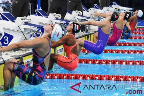 Renang Penyisihan Gaya Punggung Putri 200 Meter