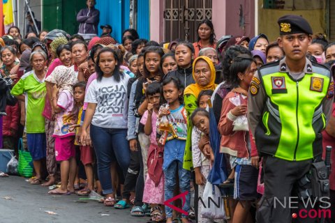 Pembagian Daging Kurban Di Semarang