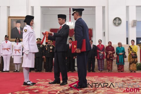 Presiden Kukuhkan Paskibraka