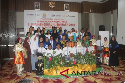 Sambut peserta SMN Aceh