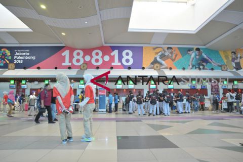 Relawan layani kepulangan atlet