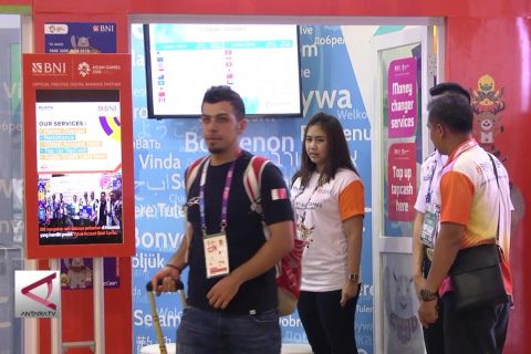 Penukaran uang asing di Venue Asian Games 2018