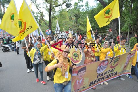 Karnaval Kampanye Peserta Pemilu Sumsel