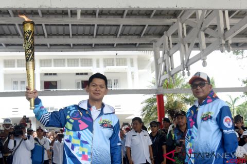 Obor Asian Para Games di Makassar