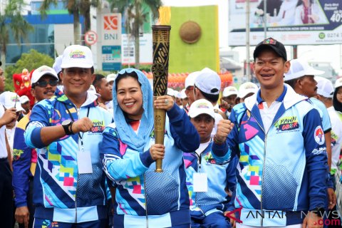 Obor Asian Para Games di Pontianak