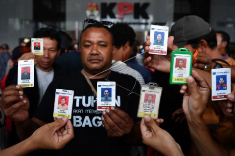 Dugaan Gratifikasi PT Freeport, Korban PHK Datangi KPK