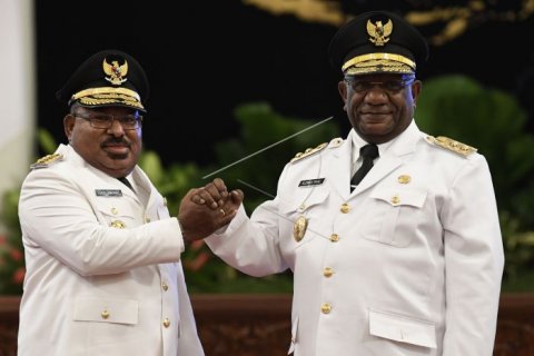 Gubernur dan Wagub Papua periode 2018-2023