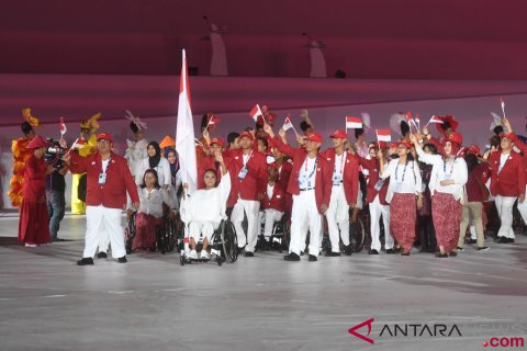Kontingen Indonesia Pembukaan Asian Para  Games 2018
