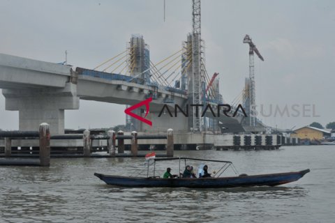 Perkembangan pembangunan Jembatan Musi IV