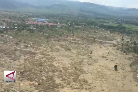 Fenomena Likuifaksi yang menenggelamkan permukiman di Sulteng