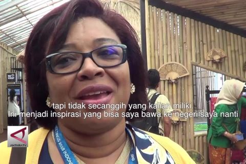 Pimpinan IMF kunjungi Pavilion Indonesia