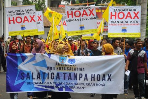Aksi hentikan penyebaran berita "hoaks"