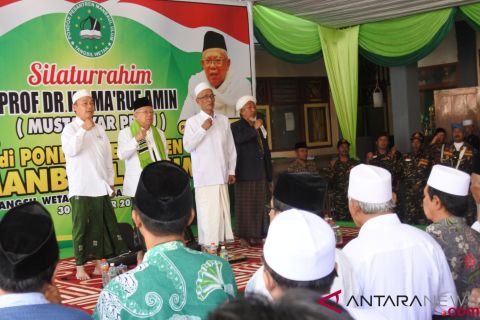 Maruf Amin Safari Di Pondok Pesantren