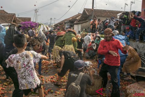 Helaran Perang Tomat