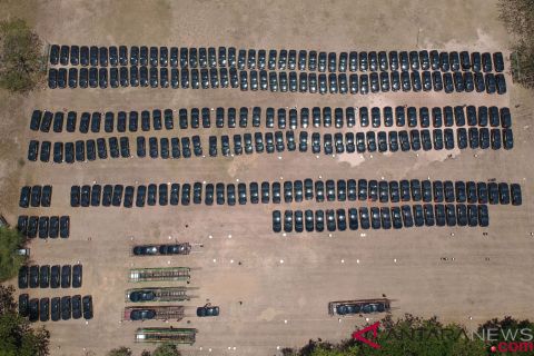 Kendaraan Delegasi Pertemuan IMF-Bank Dunia 2018