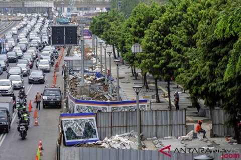 Penataan Trotoar Jalan Protokol Ibu Kota