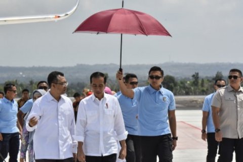 PRESIDEN PANTAU REHABILITASI PASCAGEMPA NTB