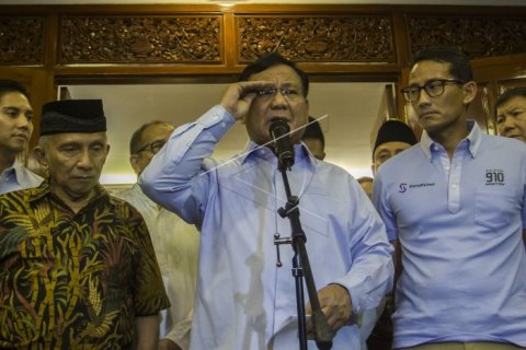 Prabowo Minta Maaf Sampaikan Hoax Ratna Sarumpaet