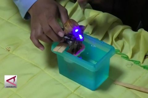 Alarm banjir karya Mahasiswa UIN Palembang