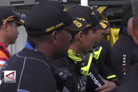 Cuaca cerah penentu keberhasilan tim selam