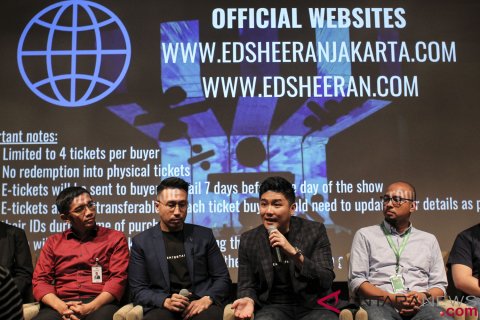 Jelang Konser Ed Sheeran