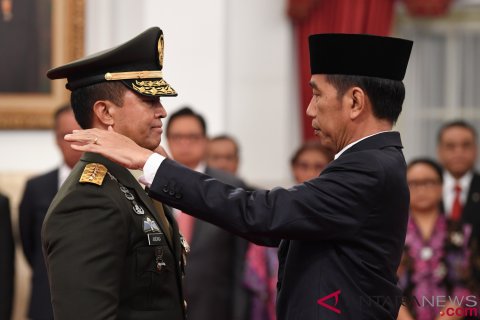 Presiden lantik Letjen Andika Perkasa jadi KSAD