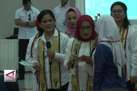 Ibu negara sosialisasikan bahaya narkoba dan hoaks