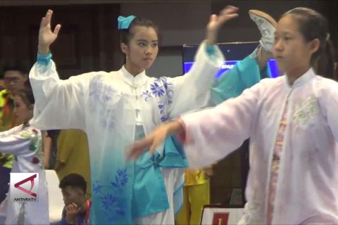 Mencari bibit atlet dari Bali International Kungfu 2018