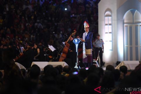 Presiden Menghadiri Perayaan Natal Nasional